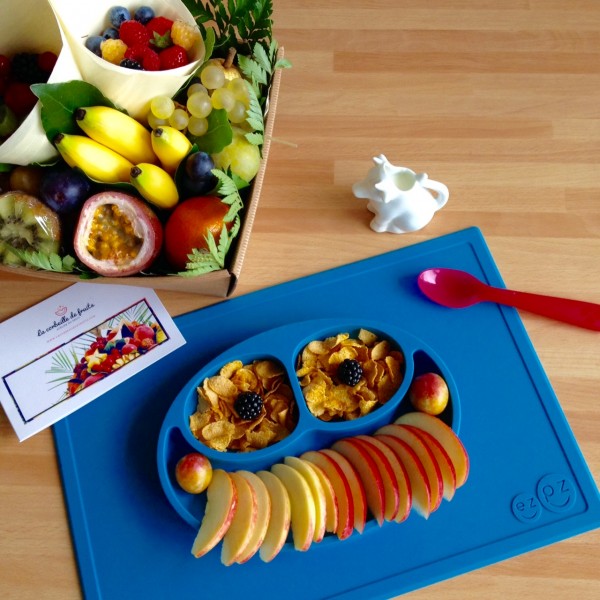 Petit déjeuner avec La corbeille de fruits