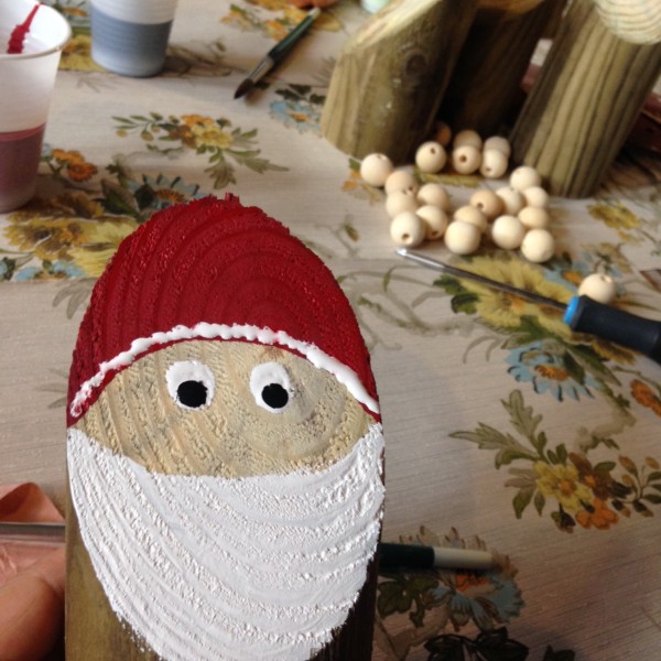 Père Noël en bois PEFC