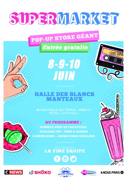 Supermarket pop-up store