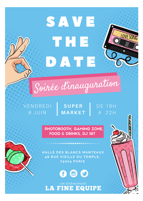 save the date supermarket