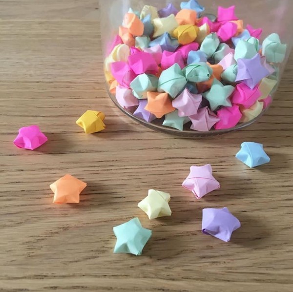 Etoiles origami