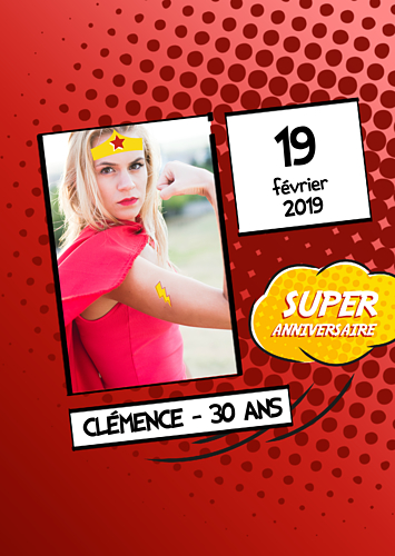 anniversaire super-héros