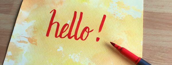 Brush lettering