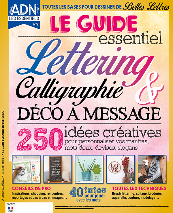 LE guide essentiel lettering calligraphie