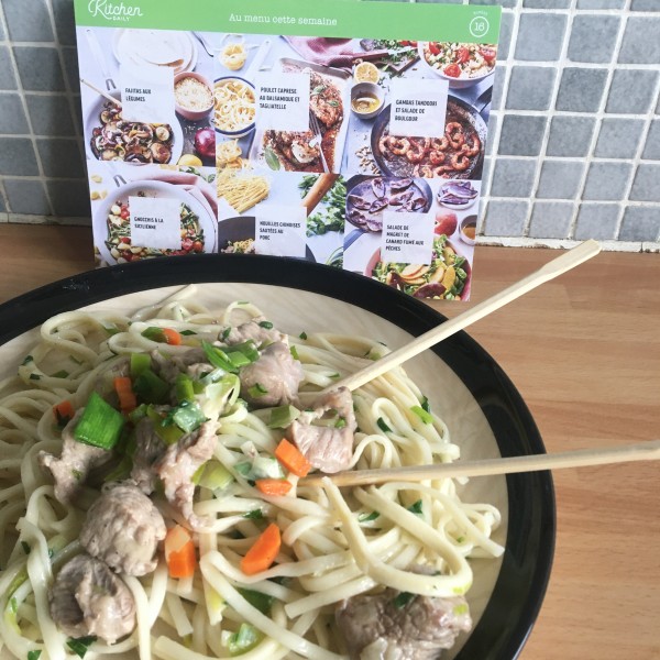 Panier-repas Kitchen Daily recette nouilles chinoises