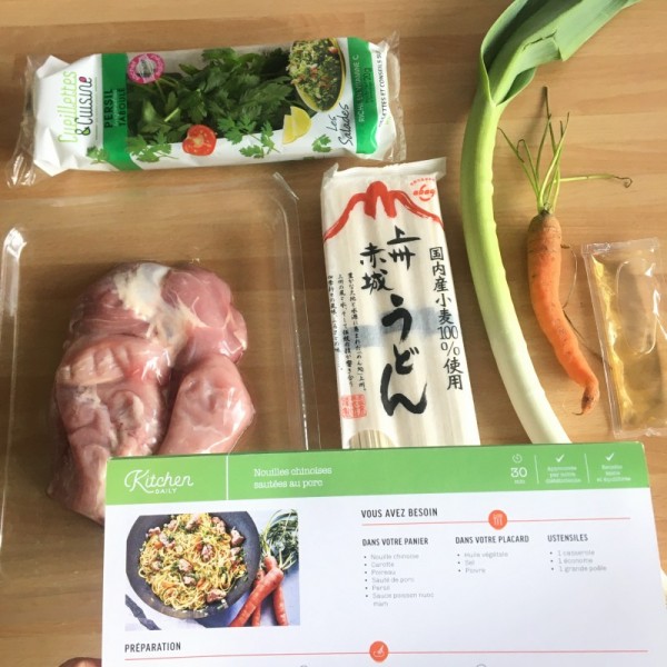 Panier-repas Kitchen Daily nouilles chinoises